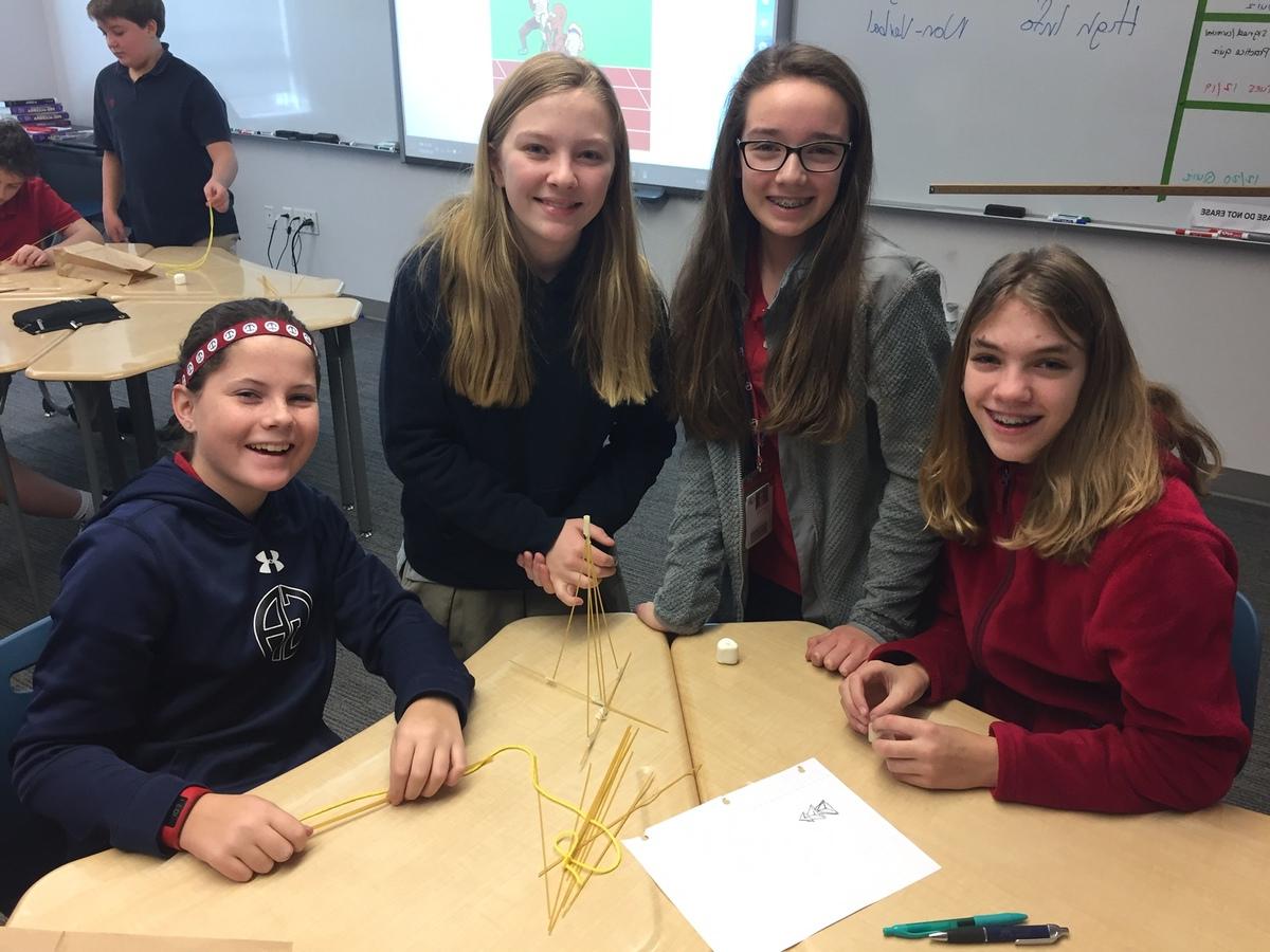 7th Graders Try to Beat the Clock in Lead Lab